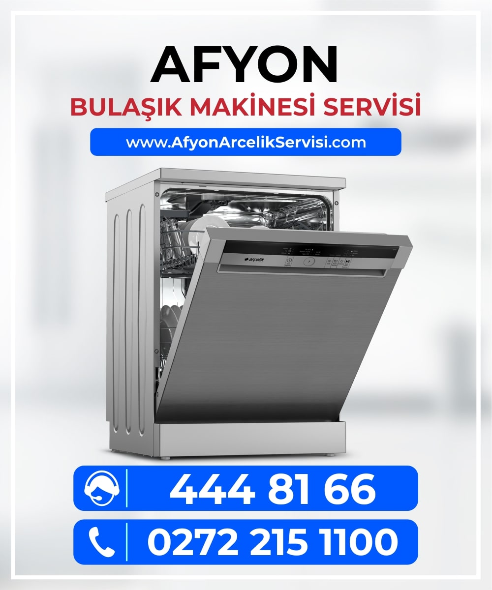 afyon arçelik bulaşık makinesi servisi